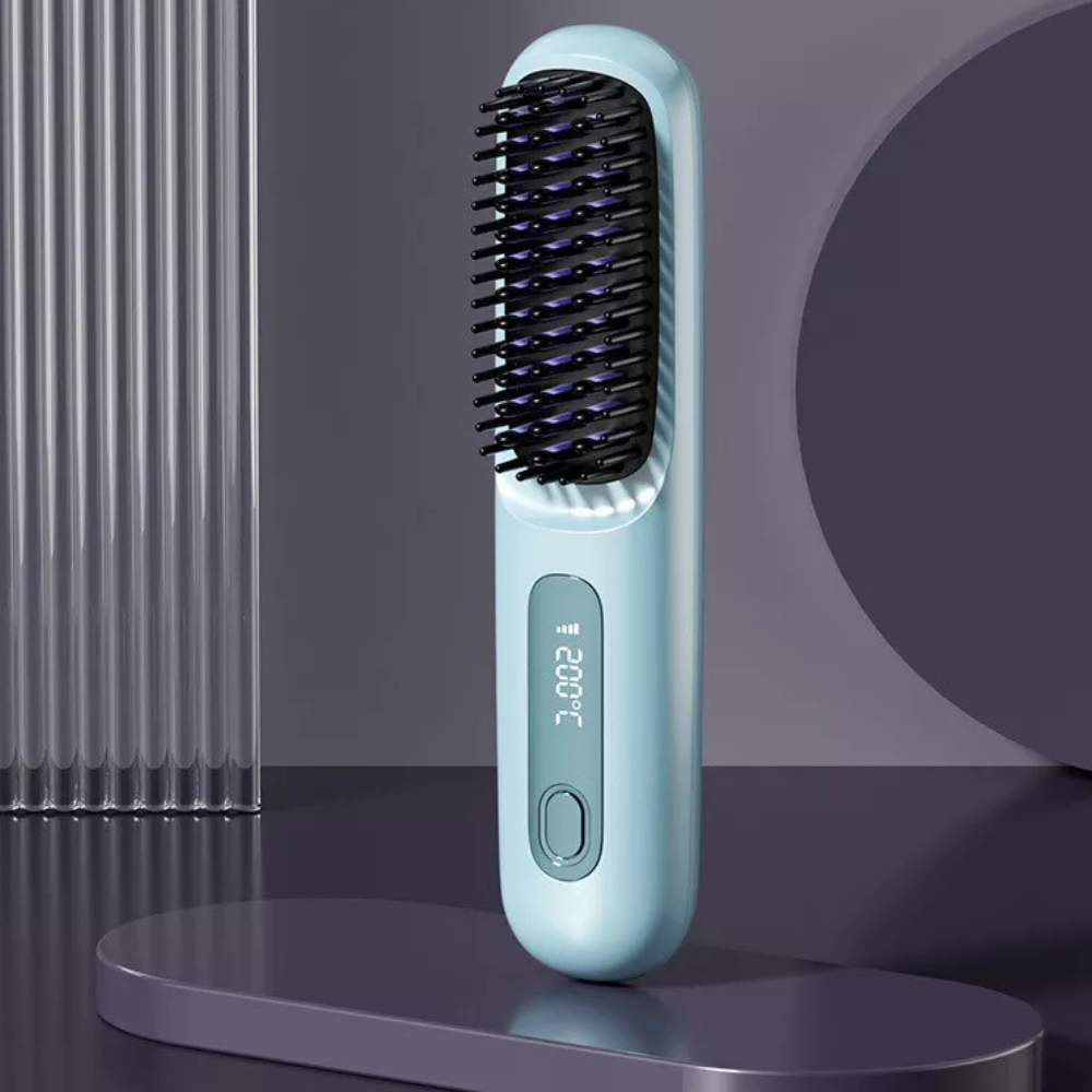 Cordless Hair Straightener Brush