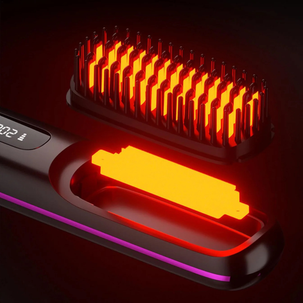 Cordless Hair Straightener Brush