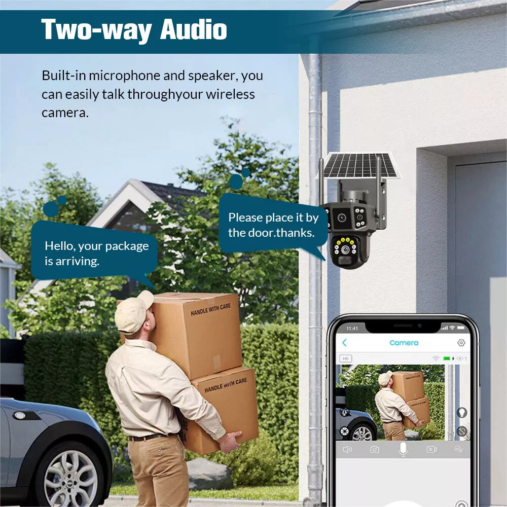 Solar Powered Security Camera