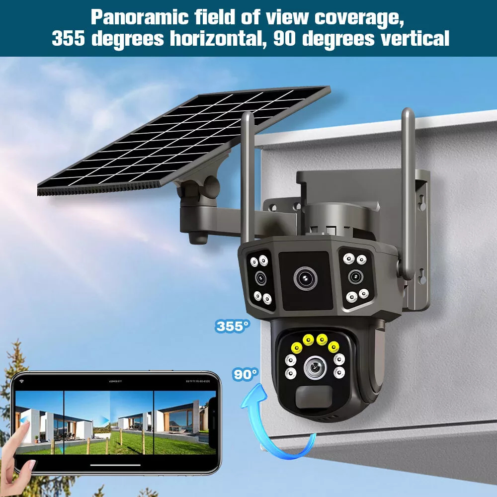 Solar Powered Security Camera