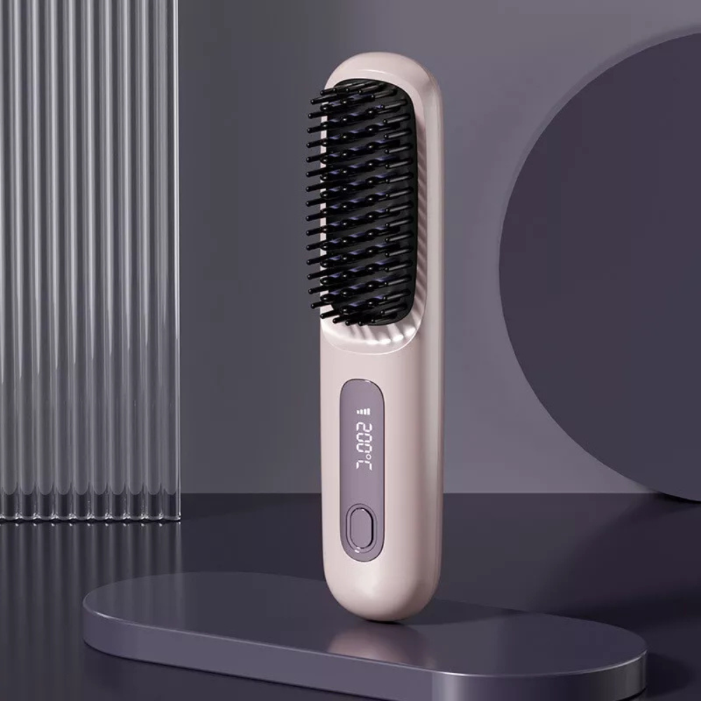 Cordless Hair Straightener Brush