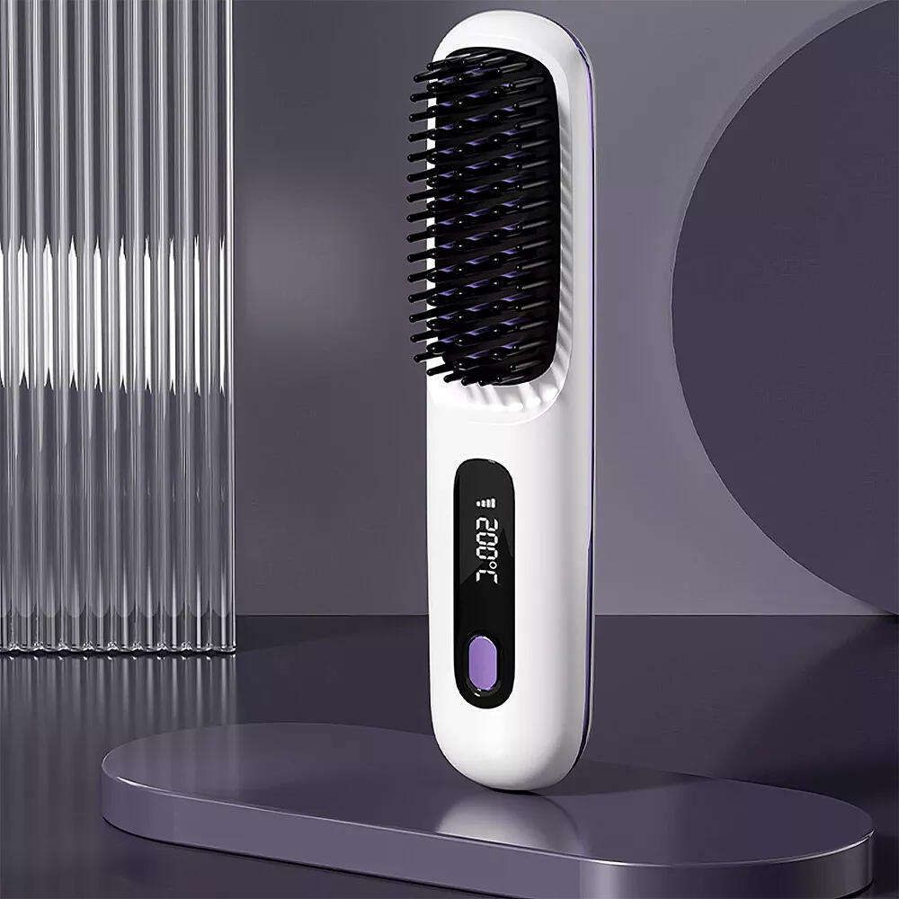 Cordless Hair Straightener Brush