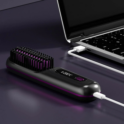 Cordless Hair Straightener Brush