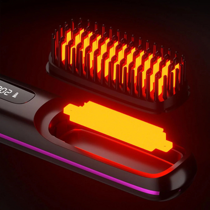 Cordless Hair Straightener Brush