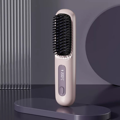 Cordless Hair Straightener Brush